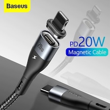 Baseus Pd 20W Apple iPhone Uyumlu 13,12,11,Xs Usb-C Manyetik Şarj Kablosu 2M (459551780)