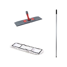 Sska Nemli Yedek Mop Paspas Takımı Beyaz 80 CM