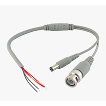 Bnc+Power Jack Hazır Kablolu Bnc Konnektör