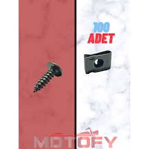 Motosiklet Grenaj Vida Segman Klips Seti 100 Adet