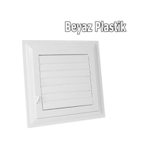 40x40 Beyaz Plastik Banyo Wc Havalandırma Menfez Panjur