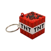 3d Baskı Minecraft Tnt Blok Anahtarlık - Oyuncu Gamer Çanta Ve Anahtar Aksesuarı