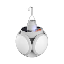 Güneş Enerjili Şarj Edilebilir Led Lamba Çadır Kamp Lamba-al4092 Çok Renkli