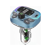Araç İçin Bluetooth Fm Modülatör Transmitter Çakmaklık - Mt9877