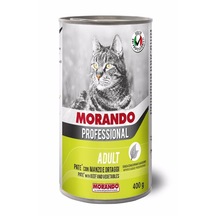 Morando Biftek ve Sebzeli Pate Yetişkin Kedi Maması 400 G