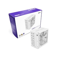 C850 Gold Atx 3.1 - Tam Modüler Düşük Gürültülü Pc Oyun Güç Kaynağı - 850 Watt - 80 Plus Altın - 12v-2x6 Konnektör -  Fan Modu -% 100 Japon Kondansatörler - Beyaz