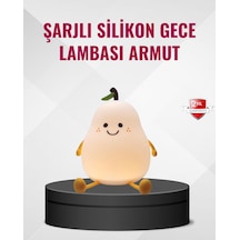Armut Gece Lambası Usb Şarjlı Ayarlanabilir Led Işık Sarı/beyaz