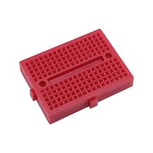 Syb-170 Mini Yapışkanlı 170 Pin Breadboard - Kırmızı