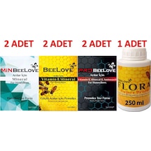 Beelove +  Minbeelove + Probeelove + Flora Süper Protein