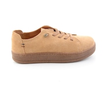 Bambi Camel Süet Hakiki Deri Kadın Casual Ayakkabı K01275605002