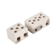 No. 2-3'lü Porselen Klemens 4-6 Mm² 15 Adet Paket