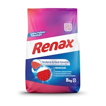 Renax Matik Renkliler için Toz Çamaşır Deterjanı 64 Yıkama 8 KG