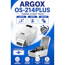 Argox Os 214 Plus Hızlı & Ergonomik Barkod Yazıcı Uzaktan Destek Ve Kurulum