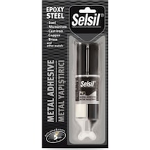 Selsil Epoksi Metal Yapıştırıcı Şırınga 5 Dk 28G