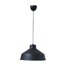 Rys Retro Metal Siyah Dekoratif Siyah Içi Siyah Kafe Mutfak Avize (536633401)