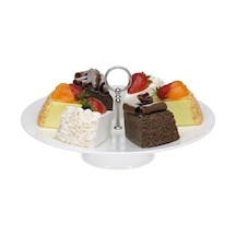 Gastronomi Teşhir Tepsisi Ayaklı Yuvarlak35 Cm Pc