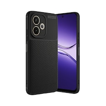 Uryport Oppo A5 Pro 4g Kılıf Auto Focus Karbon Kapak - Siyah