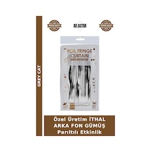 Özel Üretim İthal Arka Fon Gümüş Parıltılı Etkinlik