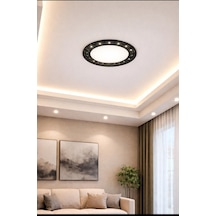36 Watt, 3 Modlu Delik Çapı Ayarlanabilir 4000k Ilık Beyaz Işık Modern Tasarım Sıvaaltı Led Armatür Siyah - Beyaz