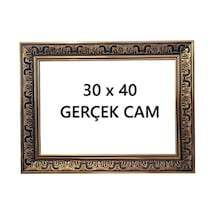 30 X 40 Fotograf Resim Belge Serifika Diploma Çerçevesi Gerçek Camlı 019