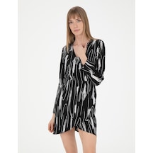 Pierre Cardin Kadın Siyah Dokuma Elbise 50283665-vr046 Siyah