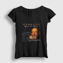 Presmono Kadın Eppur Si Muove Haggard T-shirt Siyah