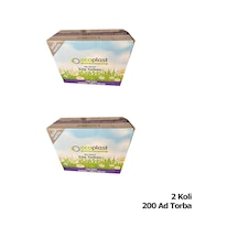 Ecoplast  240 L Siyah Hantal Konteyner Çöp Torbası - 100 x 150 CM - 600 G - 10 Adetlik 20 Rulo