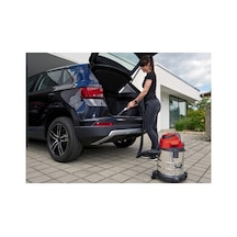 Akülü Islak/kuru Süpürge, 20 Litre Paslanmaz Çelik Tank