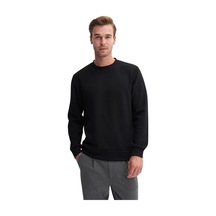 Cazador Erkek Siyah Caz 54260 Viskon Basic Sweat Sweatshirt