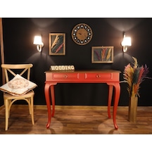 Wooding 100 Cm Çekmeceli Masif Kırmızı Ceviz Dresuar (548587886) Kırmızı