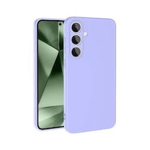 Samsung Galaxy Uyumlu, S24 Fe Kılıf Nano İçi Kadife Silikon - Lila