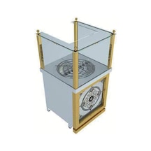 Karacasan Endüstriyel Dolaplı 70 Cm Tek Gözlü Lpg Tüplü Künefe Ve Börek Ocağı