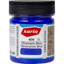 Karin Geleneksel Ebru Boyası 105Ml N:406 Ultramarine Mavi