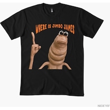 Flood Of Style Marcus The Worm Meme Nerede Jimbo James T-shirt Erkekler Kadınlar Için % 100% Pamuk T Shirt K Siyah