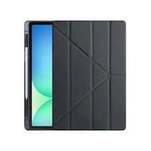 Apple iPad Pro 11 2024 Kılıf Kalemlikli Hugo Tablet Kılıfı - Siyah