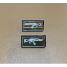 Amblem 3d Keleş Dikdörtgen 6mm Vidalı