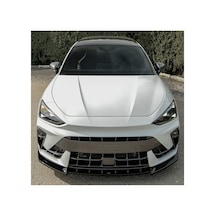 Cupra Leon 2024+ Ön Lip Parlak Siyah Sport Ön Tampon Lipi Body Kit Ön Alt Lip Spoiler