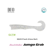 Duo Beach Walker Jumbo Grub Kuyruk 8cm S029 Flash Glow Bait (X5)