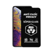 Apple iPhone Uyumlu Xs Tam Kaplayan Anti Statik Hayalet Süper Cam Ekran Koruyucu