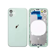 Apple iPhone Uyumlu 11 Boş Kasa + Kapak Yeşil