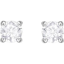 Swarovksi 5408436 Küpe Attract Round Gümüş