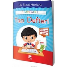 Ema Çocuk Dik Temel Harfler Yazı Defteri Klavuz Çizgisiz - 3 Adet