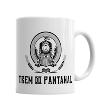 Trem Do Pantanal Kupa Bardak Porselen Karışık