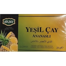 Akzer Sallama Ananaslı Yeşil Çay
