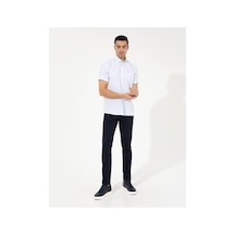 Pierre Cardin Lacivert Slim Fit Kanvas Pantolon 50251460-vr033