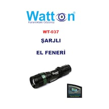 Watton Wt-037 Şarjlı El Feneri