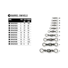 Colmic Barrel Swivels 12P
