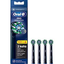 Oral-b Pro Cross Action X-filament Siyah 4'lü Diş Fırçası Başlığı