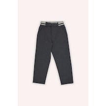 Erkek Çocuk Beli Lastikli Lacivert Örme Pantolon 5652858