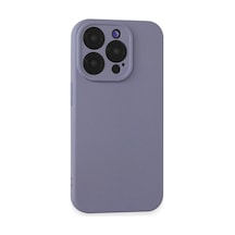 Apple iPhone Uyumlu 15 Pro Max Kılıf Nano İçi Kadife Silikon - Lila Bzsxx00 1
